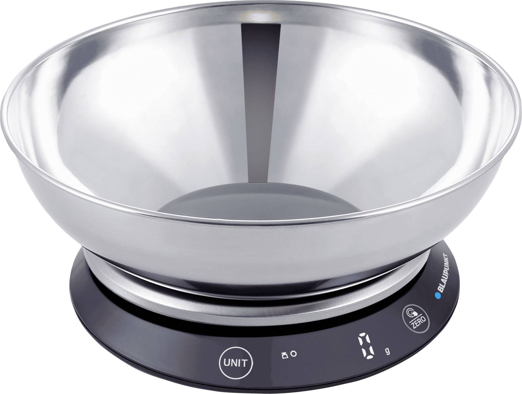 Blaupunkt FKS602 Bilancia da cucina digitale, con contenitore di misurazione Portata max.=5 kg Argento 211 x 211 x 61-0