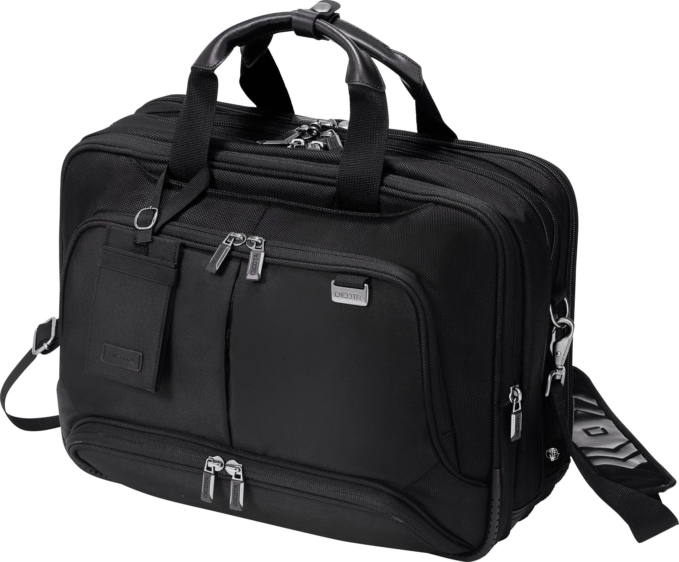 Borsa per Notebook Dicota Eco Top Traveller Twin PRO 14-15.6" Adatto per massimo: 39,6 cm (15,6") Nero