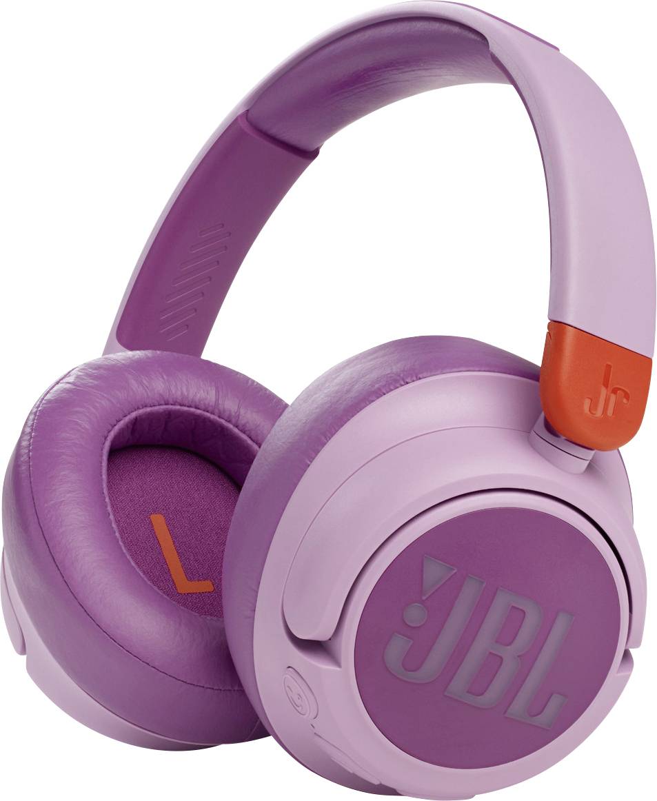 Acquista JBL Harman JR 460NC Bambini Cuffie auricolari Bluetooth, via cavo  Rosa Eliminazione del rumore