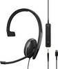 EPOS 100009512 Cuffie On Ear via cavo Mono Nero Eliminazione del rumore regolazione del volume, Muto Telefono
