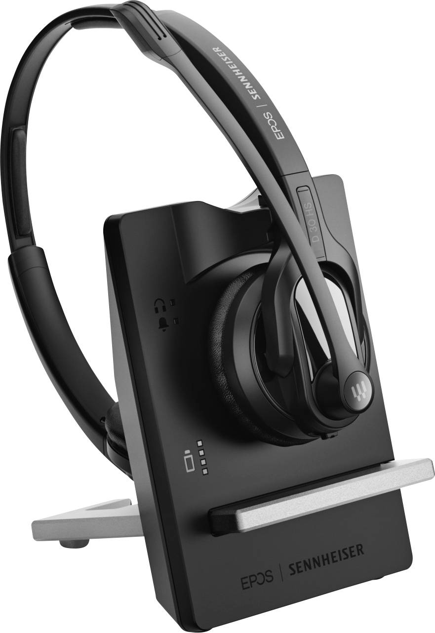 EPOS Cuffie On Ear DECT Stereo Nero Eliminazione del rumore Muto Telefono