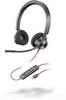 Plantronics Blackwire 3320-M Cuffie On Ear via cavo Stereo Nero Eliminazione del rumore regolazione del volume, Muto Telefono
