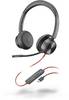 Plantronics BLACKWIRE 8225 Cuffie On Ear via cavo Stereo Nero Riduzione del rumore del microfono, Eliminazione del rumore regolazione del volume, Muto Telefono