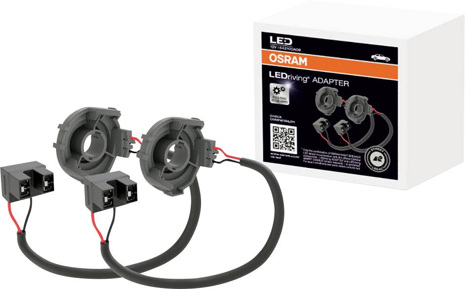 OSRAM Adattatore per interruttore H7-LED 64210DA08 Forma (lampadina per  auto) H7, Adapter für Night Breaker H7-LED