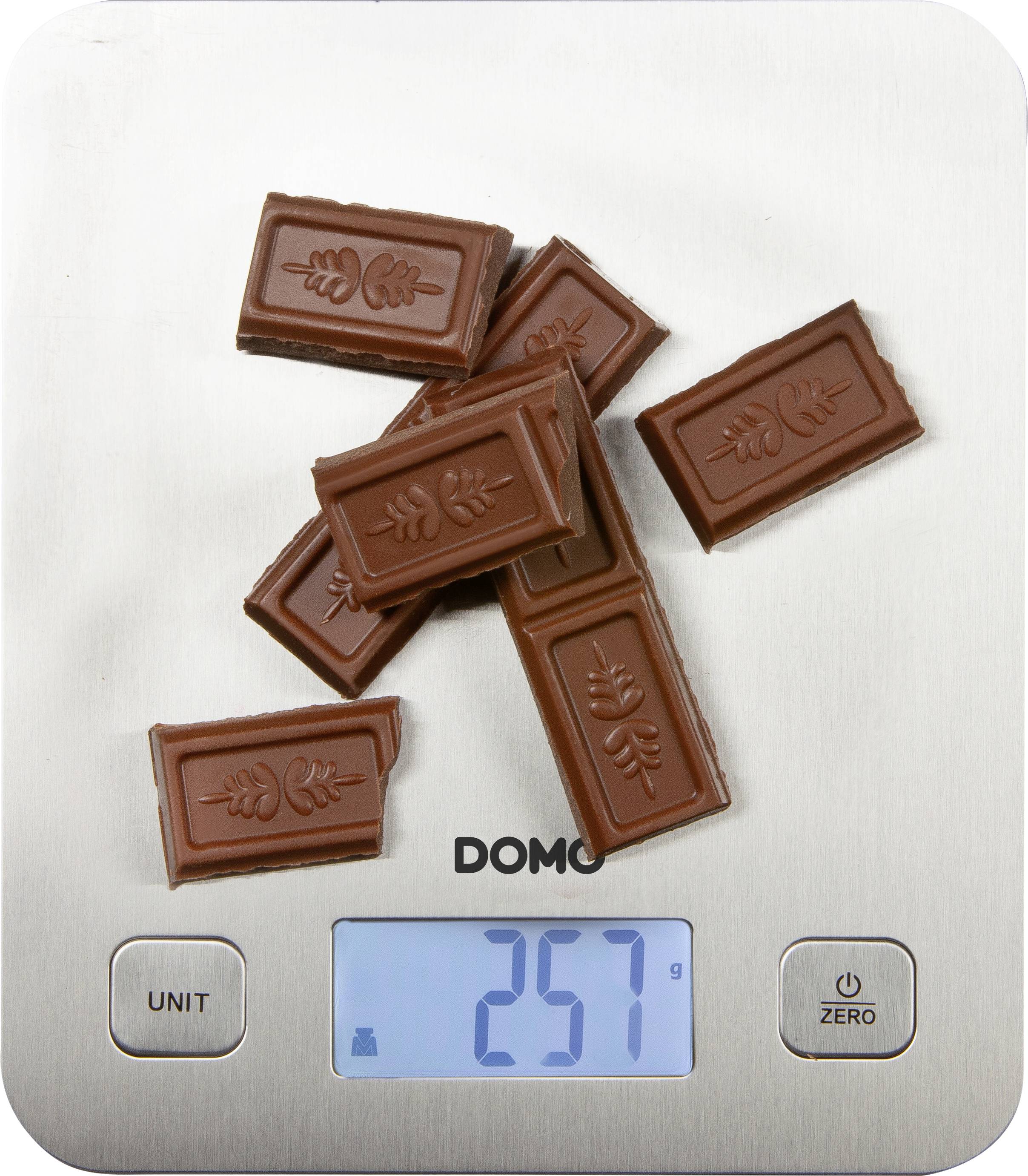 DOMO DO9239W Bilancia da cucina digitale digitale Portata max.=5 kg Bianco 217 x 187 x 16.5-4