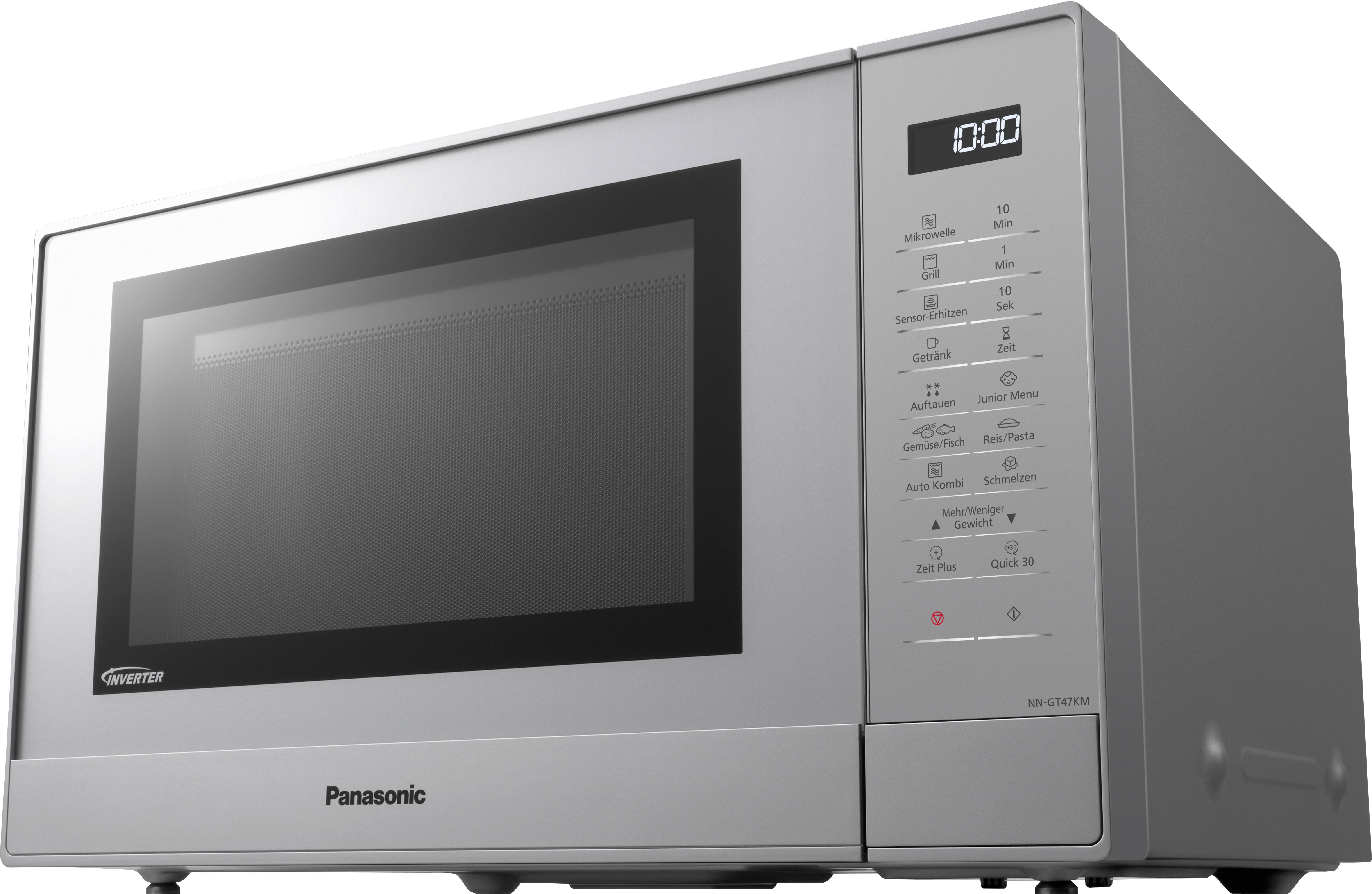 Panasonic NN-GT47KMGPG Mikrowelle Arbeitsfläche Grill-Mikrowelle 31 l 1000 W Silber (NN-GT47KMGPG)