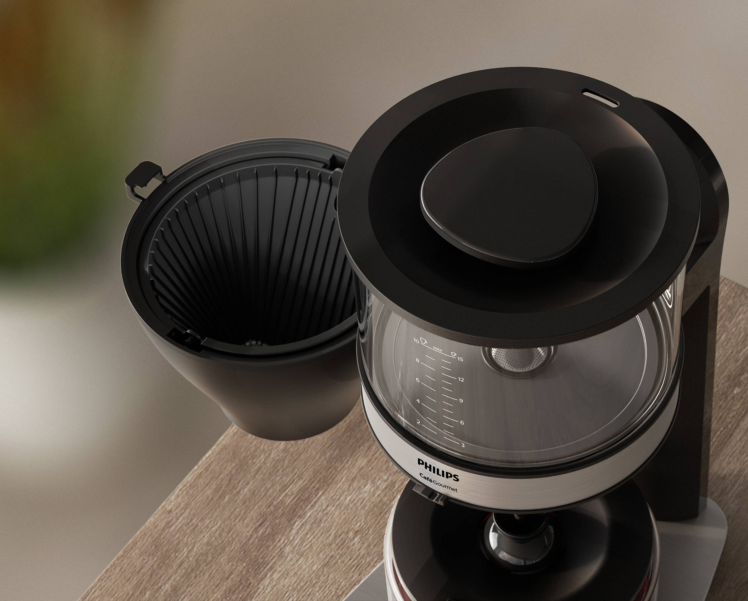 Philips Home HD5416/60 Macchina per il caffè Nero Funzione mantenimento calore-3