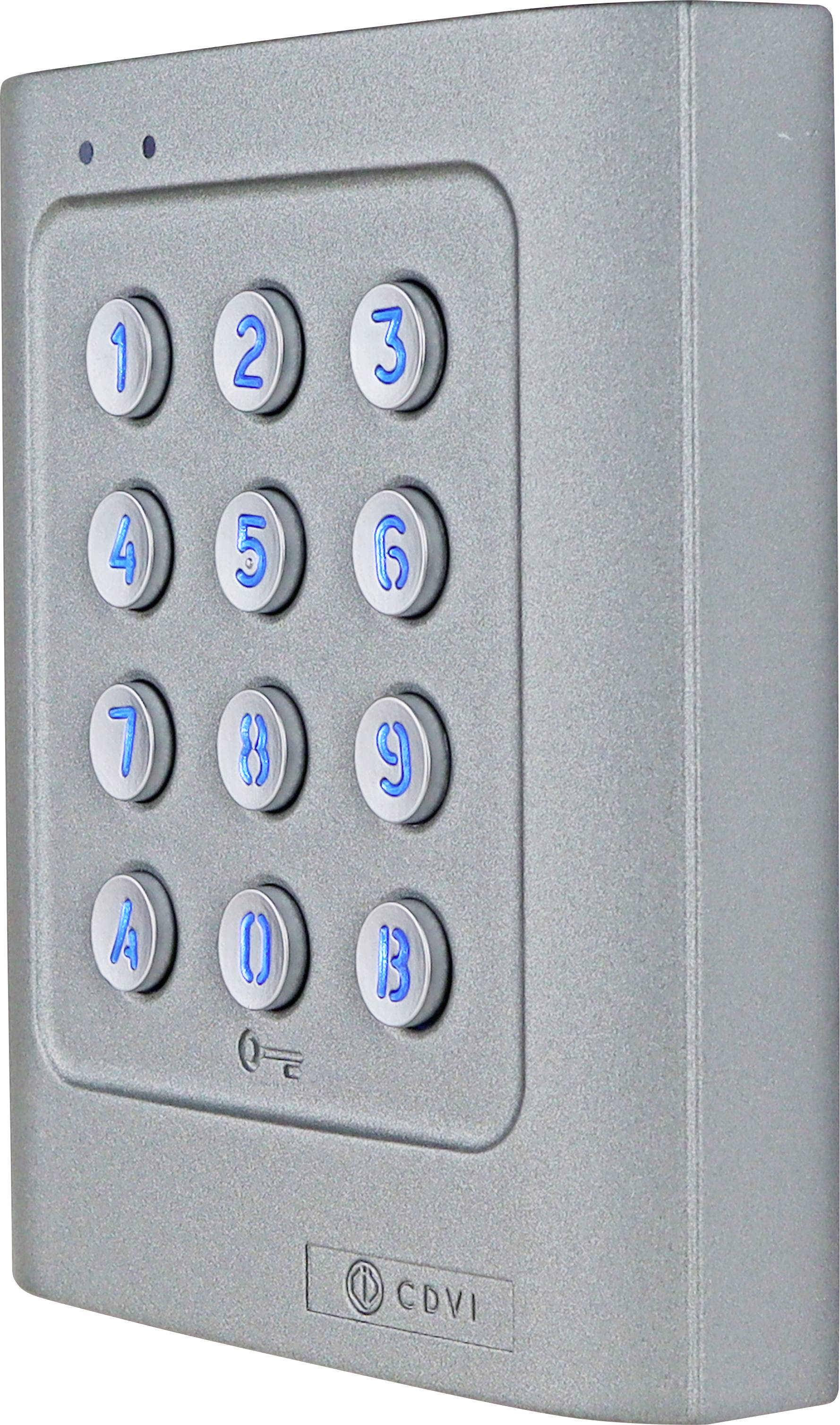 CDVI Security F0201000063-B Serratura con codice 12 V, 24 V, 48 V IP65 con tastiera illuminata