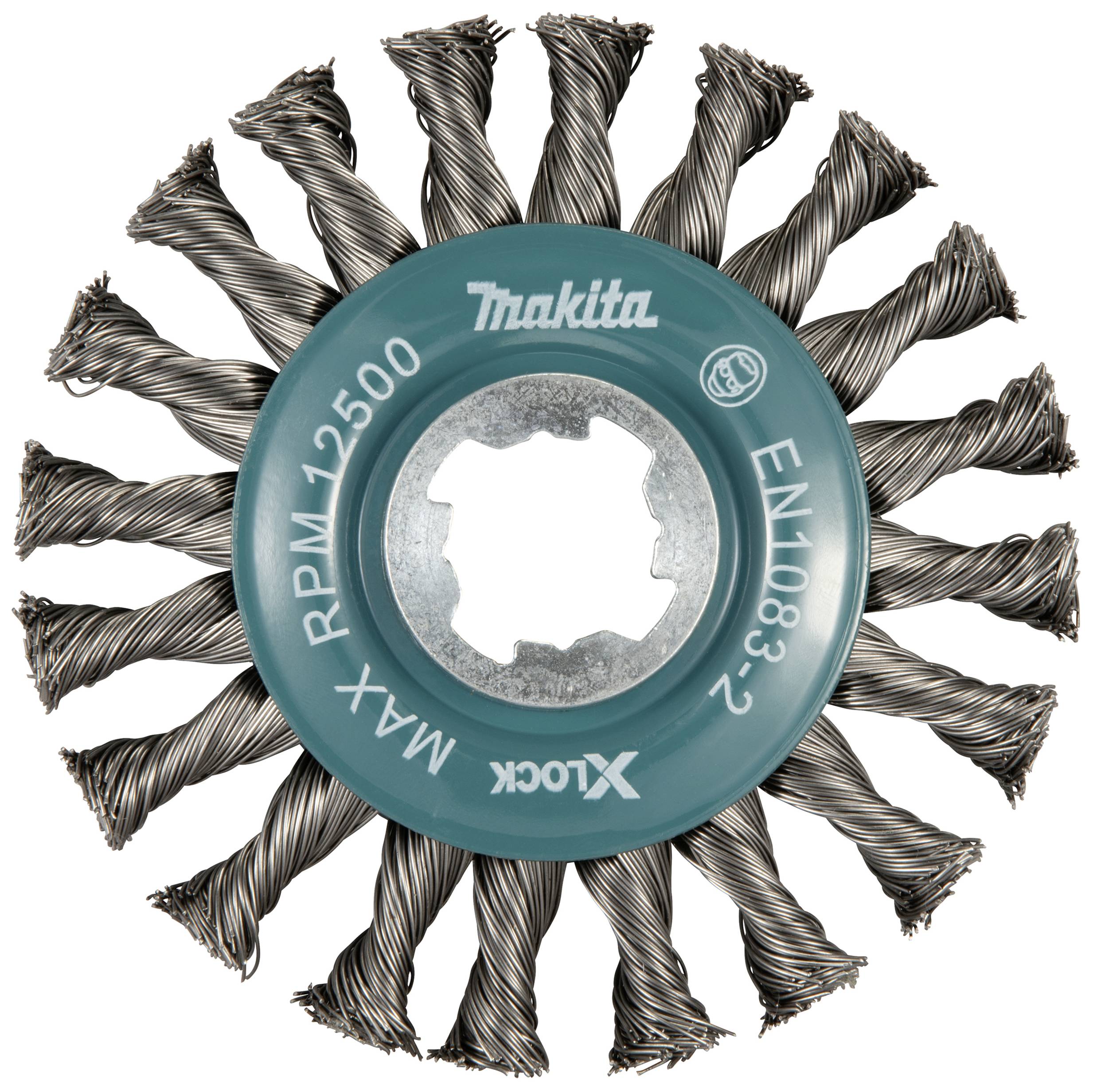 Makita Spazzola rotonda 115mm in metallo X-Lock D-73405 D-73405 1 pz.