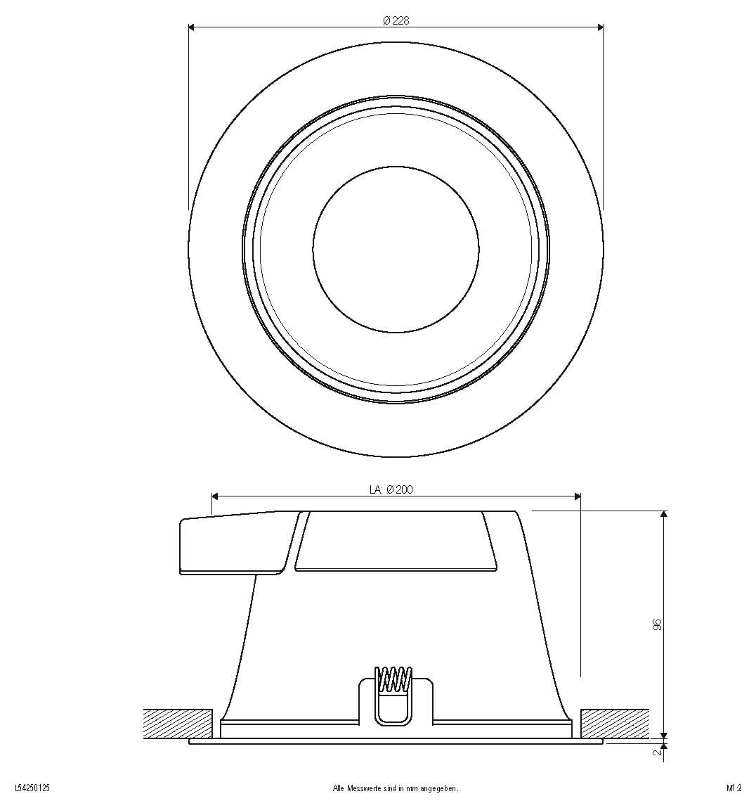 EVN L54250125 L54250125 Plafoniera LED LED (monocolore) 25 W Bianco-2