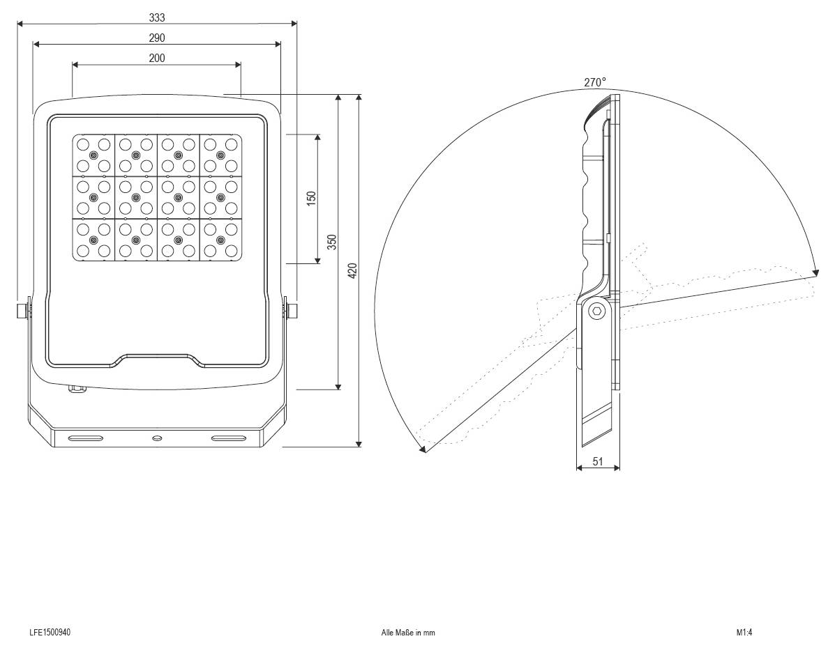 Disegno tecnico dimensionale di una sezione di profilo, che mostra una lunghezza di 1000 mm e misure della sezione trasversale di 15, 14, 18,5, 11 e 17 mm.