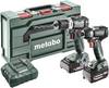 Metabo BSLBL+SSD200LTBL 685195000 Trapano avvitatore a batteria, Avvitatore a percussione a batteria 18 V 5.2 Ah Li-Ion incl. batteria ricaricabile, incl. caricabatterie