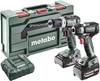 Metabo BSLBL+SSWLT300BL 685202000 Trapano avvitatore a batteria, Avvitatore a percussione a batteria 18 V 5.2 Ah Li-Ion incl. batteria ricaricabile, incl. caricabatterie