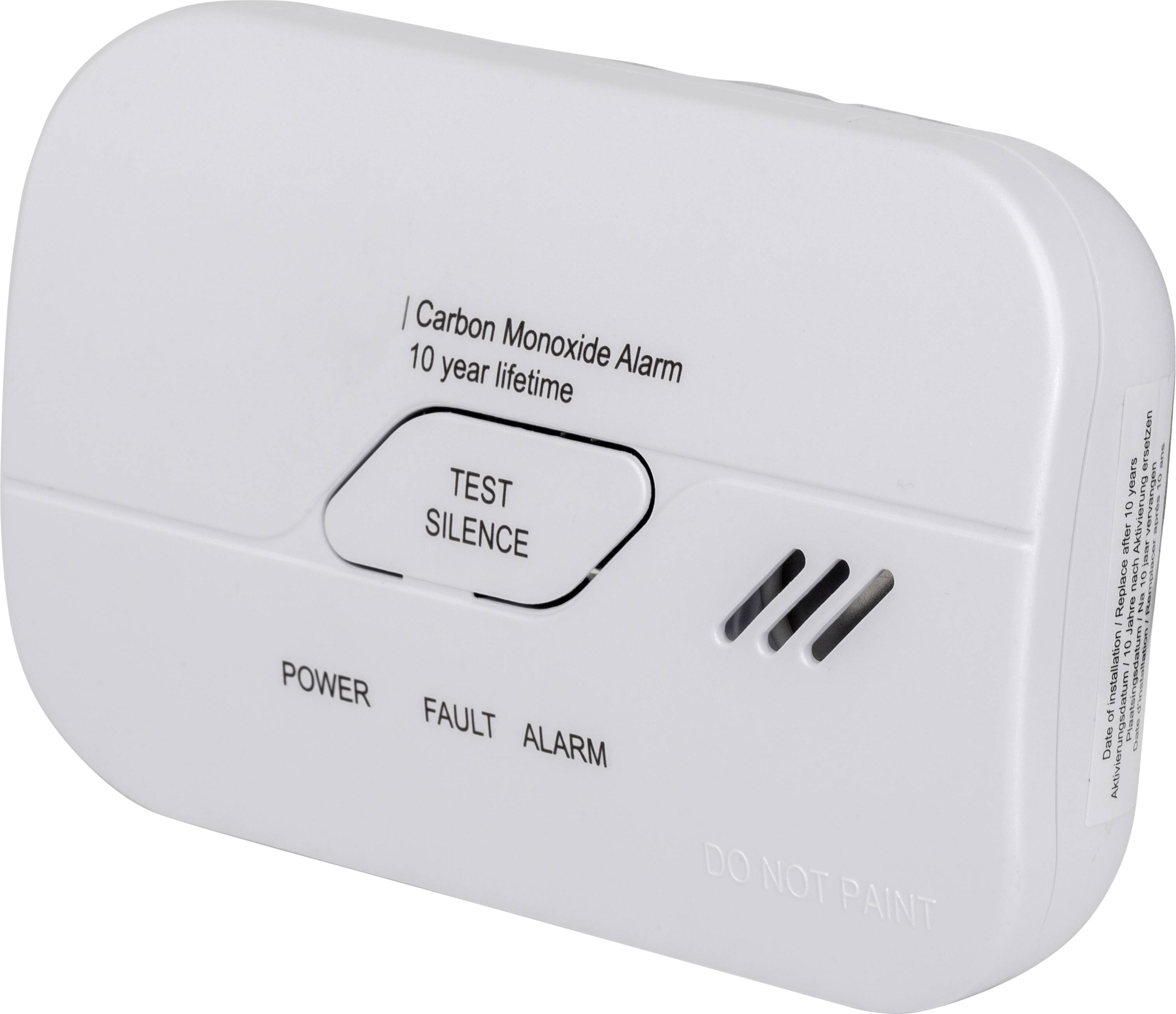 Rilevatore Di Monossido Di Carbonio 3 In 1 Con Allarme Sensore Di Temperatura E Umidita Ideal Certificato En 50291 Bianco 98665971
