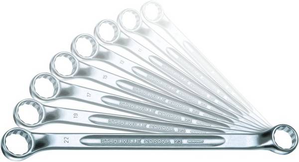 Stahlwille 96410704 2021-08-23 Kit chiavi poligonali doppie Misura (metrica) 6 - 22 mm