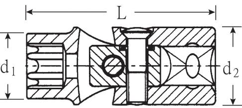 Disegno tecnico di sezione di un componente meccanico con la lettera 'L' in alto. Mostra i dettagli degli ingranaggi e dei componenti interni.