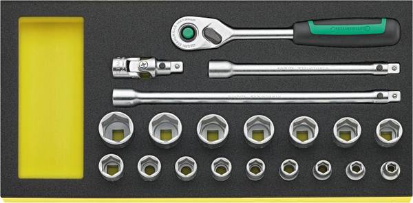 Stahlwille TCS 3/8 ZOLL 456/16/4 MF QR Kit di chiavi a bussola    96830371