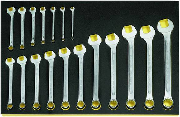 Stahlwille 96838183 TCS 13/18,6-24MM Kit chiavi combinate  Misura (metrica) 8 - 19 mm