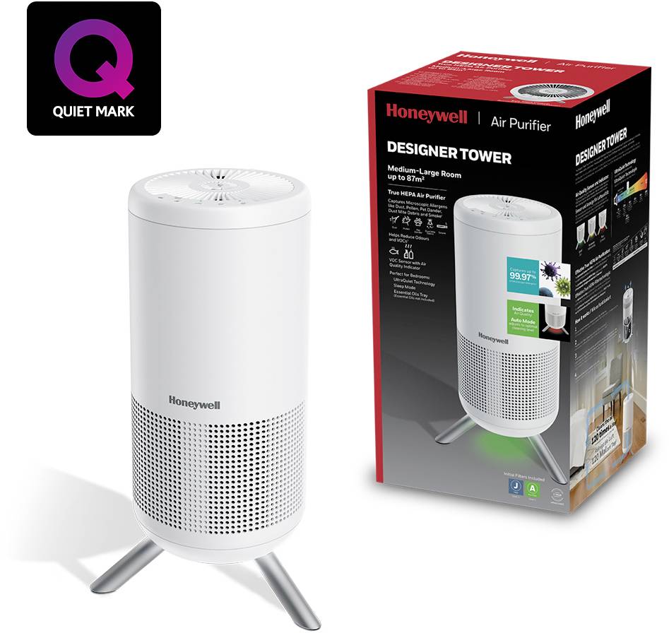 Honeywell HPA830WE4 Designer Series Air Purifier Purificatore 87 m² Bianco-6