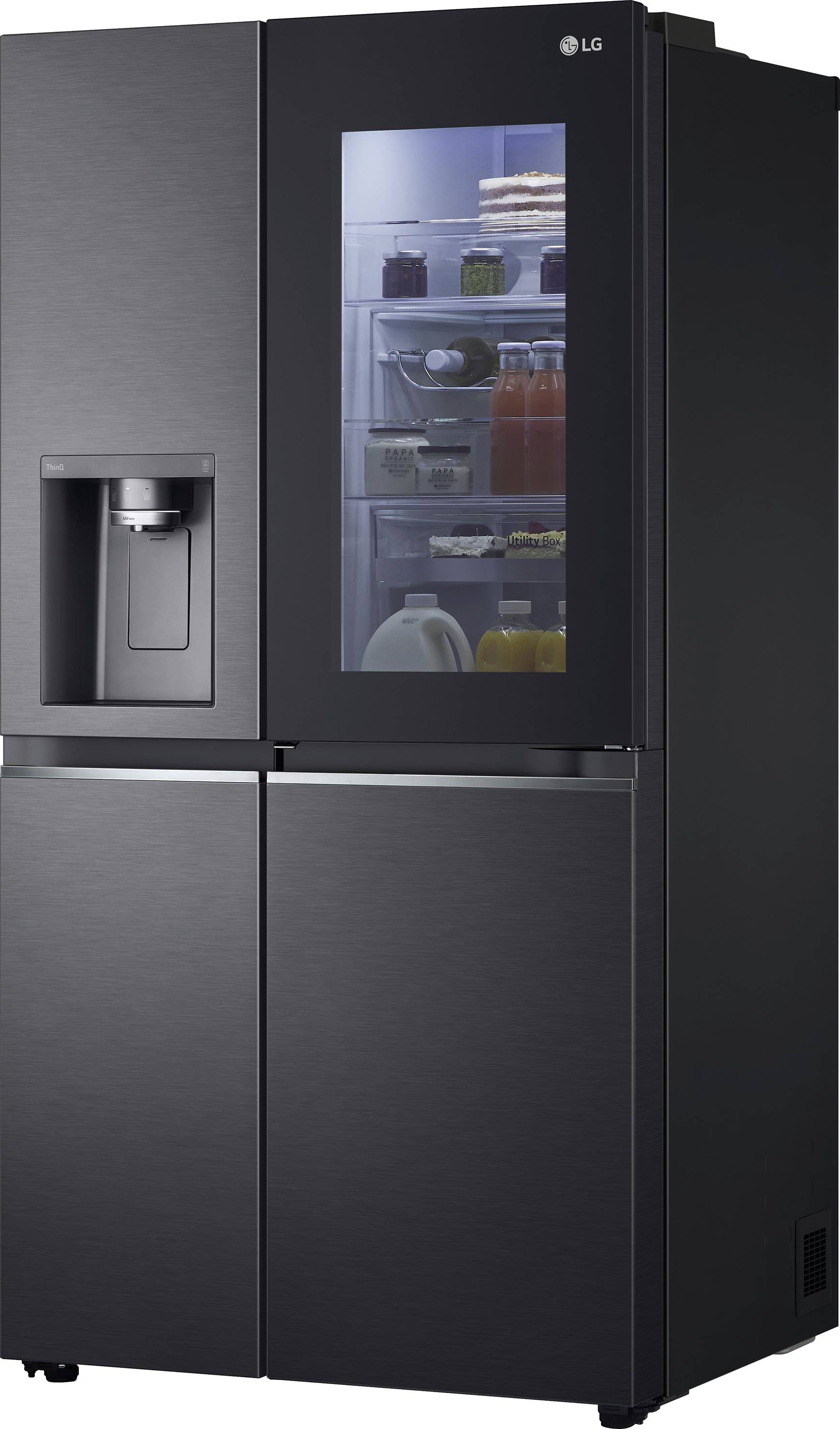 LG InstaView GSXV91MCAE Side by Side Door in DoorTM 635lt Classe energetica E-8