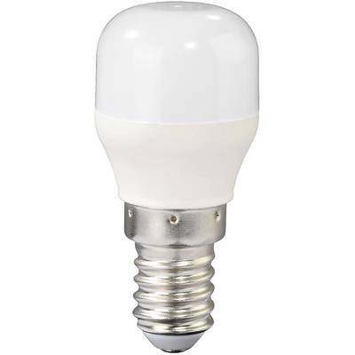 Una lampadina LED bianca su sfondo bianco.