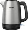 Philips Home HD9350/90 Daily Bollitore acciaio inox, Nero Capacità effettiva: 1.7 l
