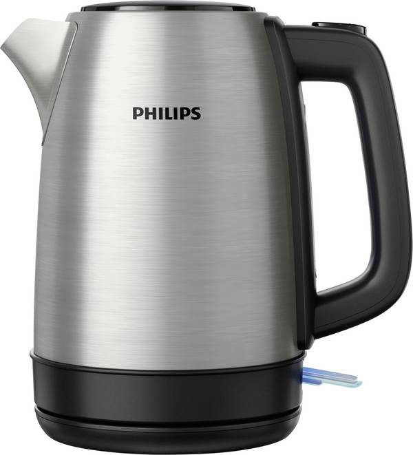 Philips Home HD9350/90 Daily Bollitore acciaio inox, Nero Capacità effettiva: 1.7 l