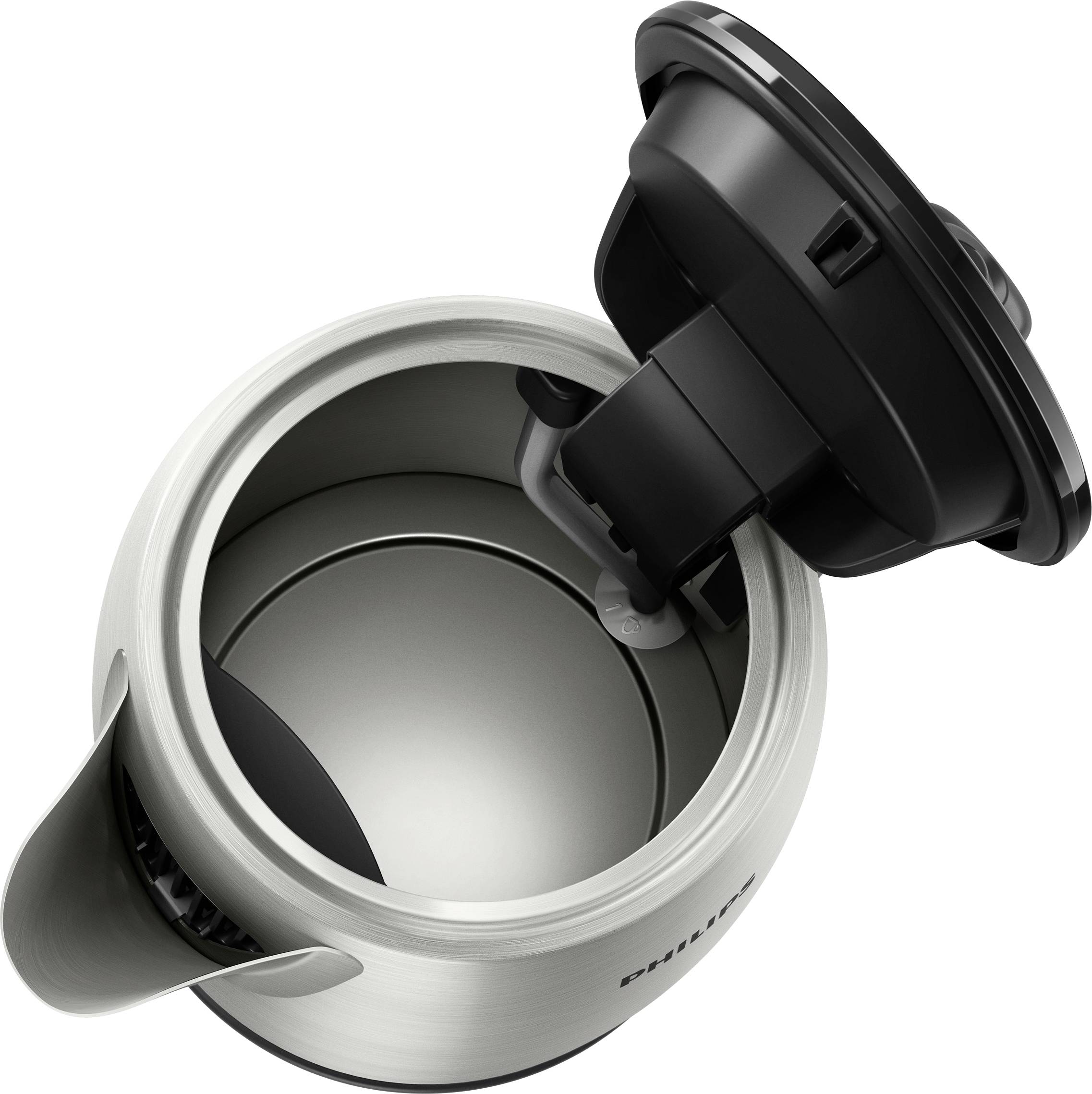 Philips Home HD9350/90 Daily Bollitore acciaio inox, Nero Capacità effettiva: 1.7 l-2