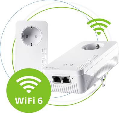 Devolo Magic 2 WiFi 6 Starter Kit Powerline WLAN Starter Kit 8816 DE, AT Powerline, WLAN 2400 MBit/s