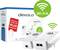 'Devolo Magic 2 WiFi 6 Starter Kit' Confezione con due adattatori Powerline. Promette 'Ferma la debolezza del WiFi' e '50% di prestazioni in più'.