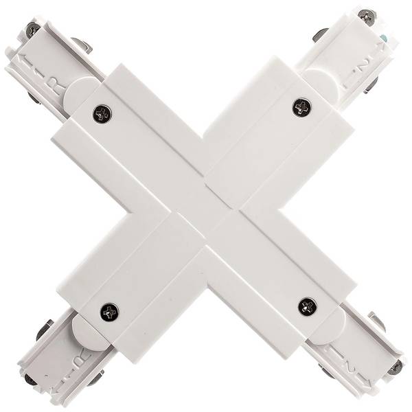 Deko Light 710033 D Line X-Verbinder links-links-rechts-rechts Componente per sistema su binario ad alta tensione  Binario conduttore  trifase Bianco