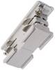 Deko Light 710016 D Line elektrischer Verbinder Componente per sistema su binario ad alta tensione Binario conduttore trifase Grigio
