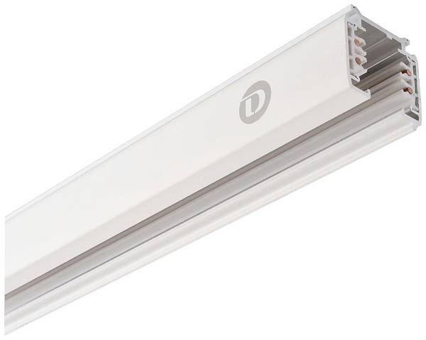 Deko Light 710000 D Line Aufbaustromschiene 1m Componente per sistema su binario ad alta tensione  Binario conduttore  trifase Bianco