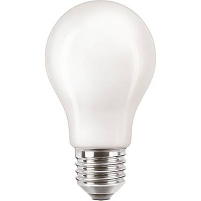 Una lampadina bianca con attacco metallico, disposta verticalmente.