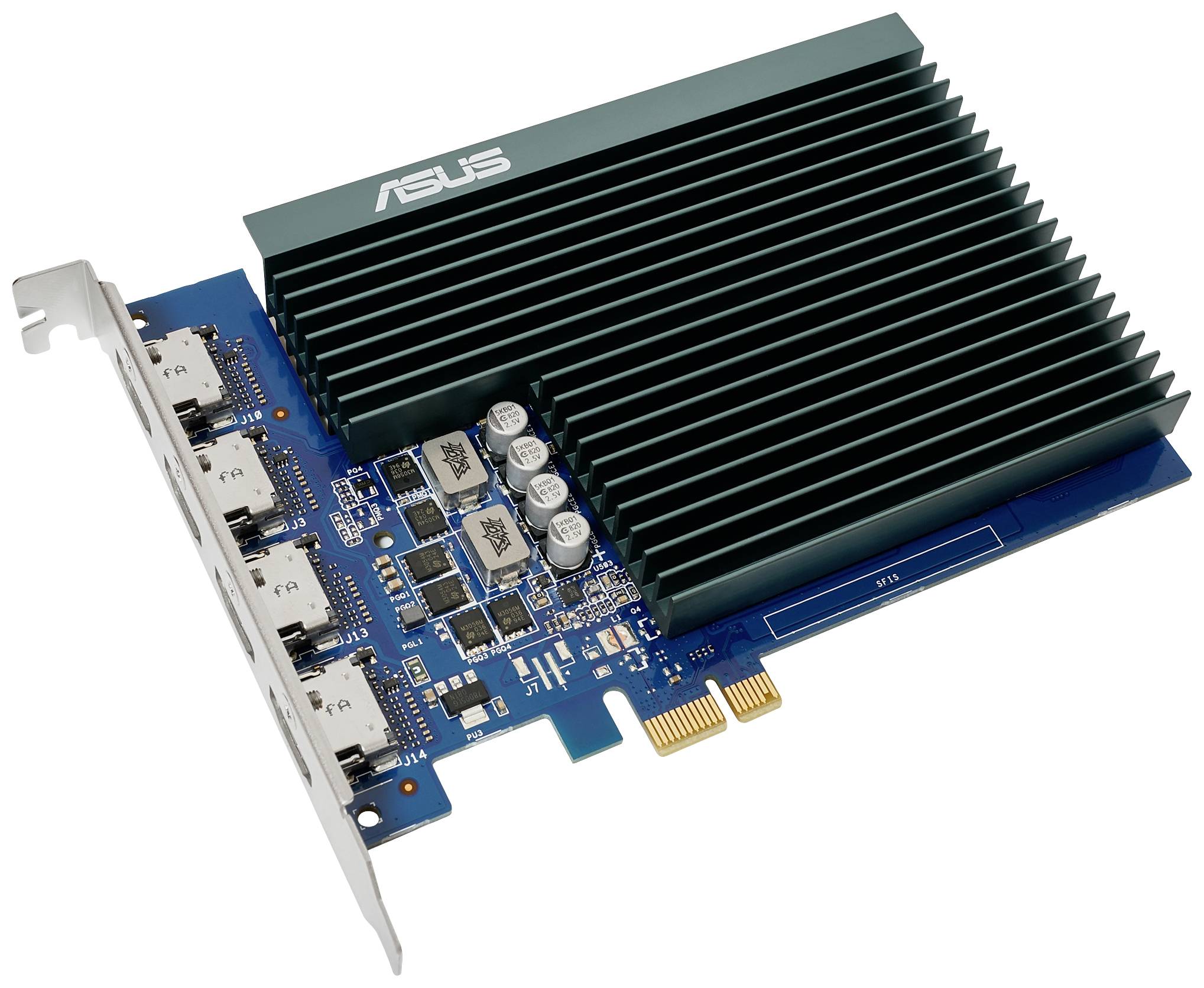 Asus Scheda grafica Nvidia GeForce GT730 2 GB RAM GDDR5 PCIe x1 HDMI ™ Raffreddamento passivo-2