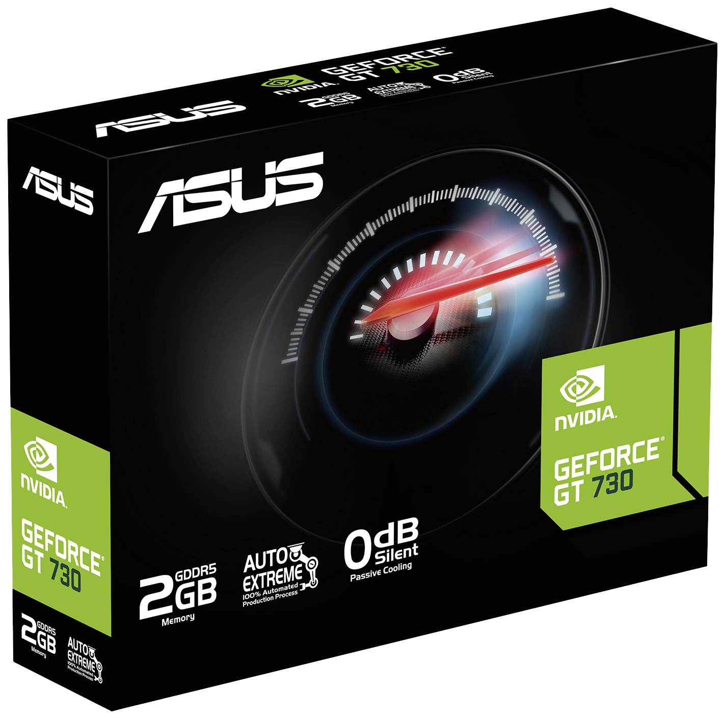 Asus Scheda grafica Nvidia GeForce GT730 2 GB RAM GDDR5 PCIe x1 HDMI ™ Raffreddamento passivo-3