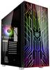 Kolink UNITY NEXUS Midi-Tower PC Case da gioco, Contenitore Nero