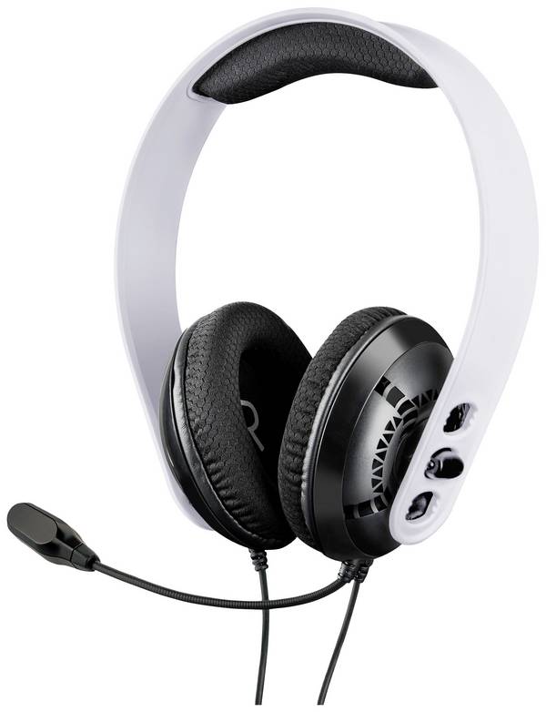 Raptor Gaming H200  Cuffie Over Ear via cavo Stereo Bianco  regolazione del volume, Muto Gaming