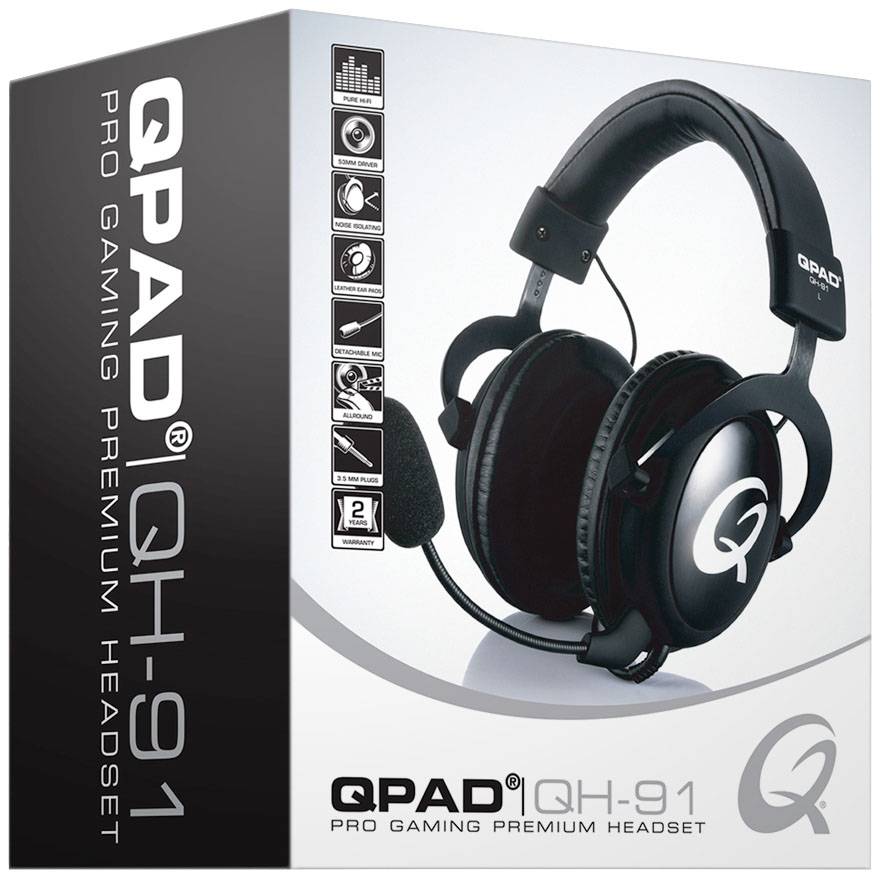 QPAD QH91 Cuffie Over Ear via cavo Stereo Multicolore Muto Gaming-0