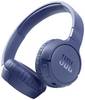 JBL Tune 660 NC On Ear cuffia auricolare Bluetooth Blu Eliminazione del rumore headset con microfono, pieghevole, Muto