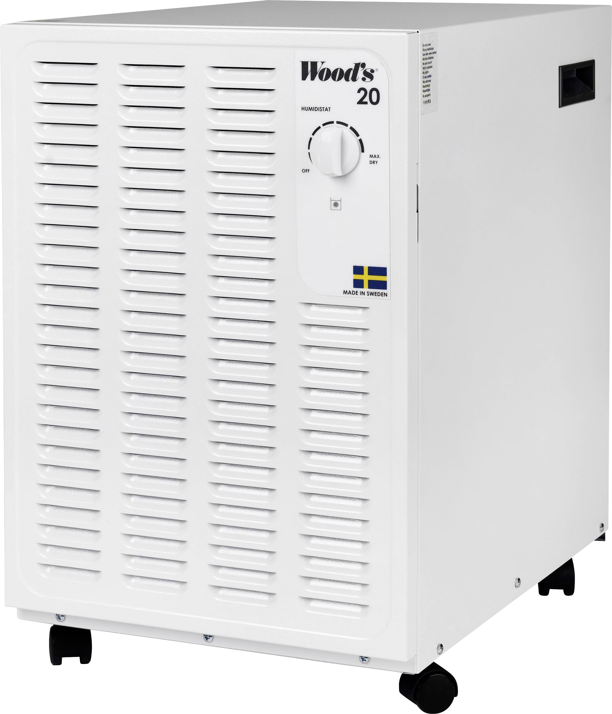 Woods SW-20FM Deumidificatore 250 m³ Bianco