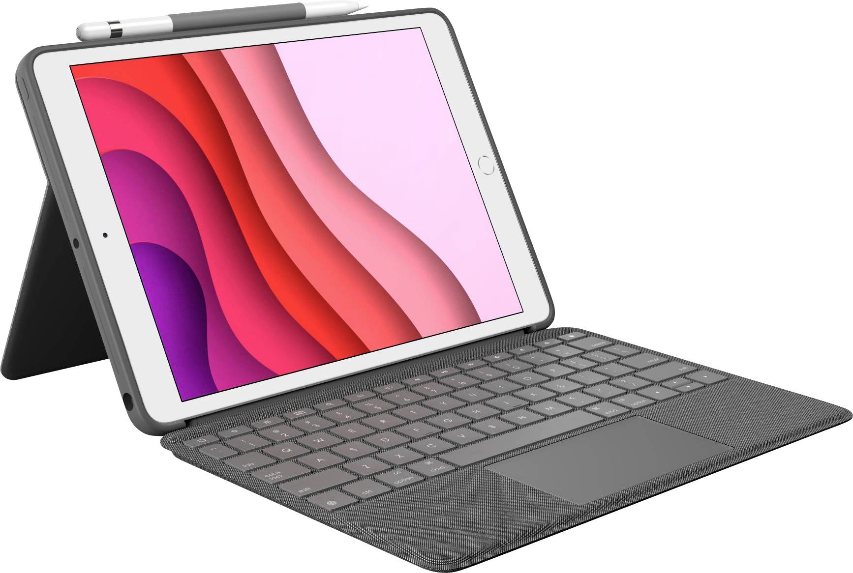 Logitech Combo Touch iPad 10.2" 7.+8.Gen Tastiera per tablet con BookCover Adatto per il marchio (tavoletta): Apple iPad-0