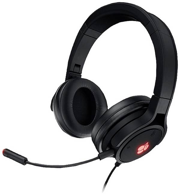 Cuffie da gioco CHERRY HC 2.2 Cuffie USB cablate Driver da 50 mm, audio surround 7.1 Microfono staccabile