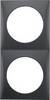 Berker - 918262515 - Integro Flow Frame, 2-Gang Anthracite Opaco