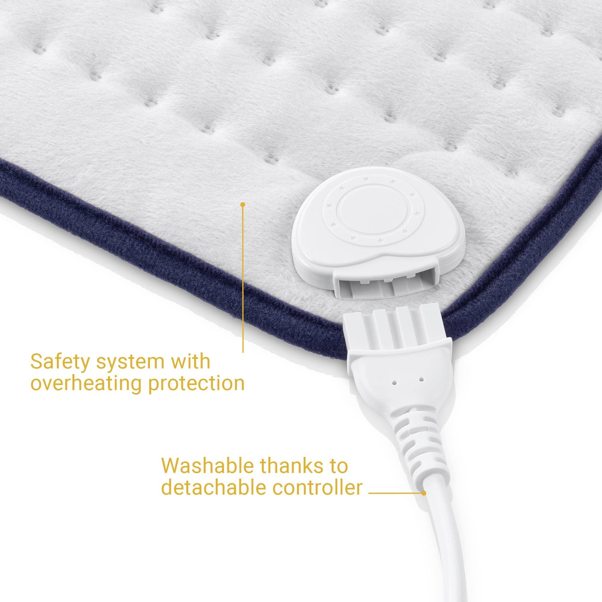 Medisana Heizdecke/Heizkissen Cuscino elettrico riscaldante 100 W Grigio chiaro, Blu-17