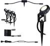 Paulmann Sting Sistema d'illuminazione Plug&Shine ZigBee Starter KIT faretto LED da giardino Kit da 3 LED (monocolore) 18 W Bianco caldo Antracite