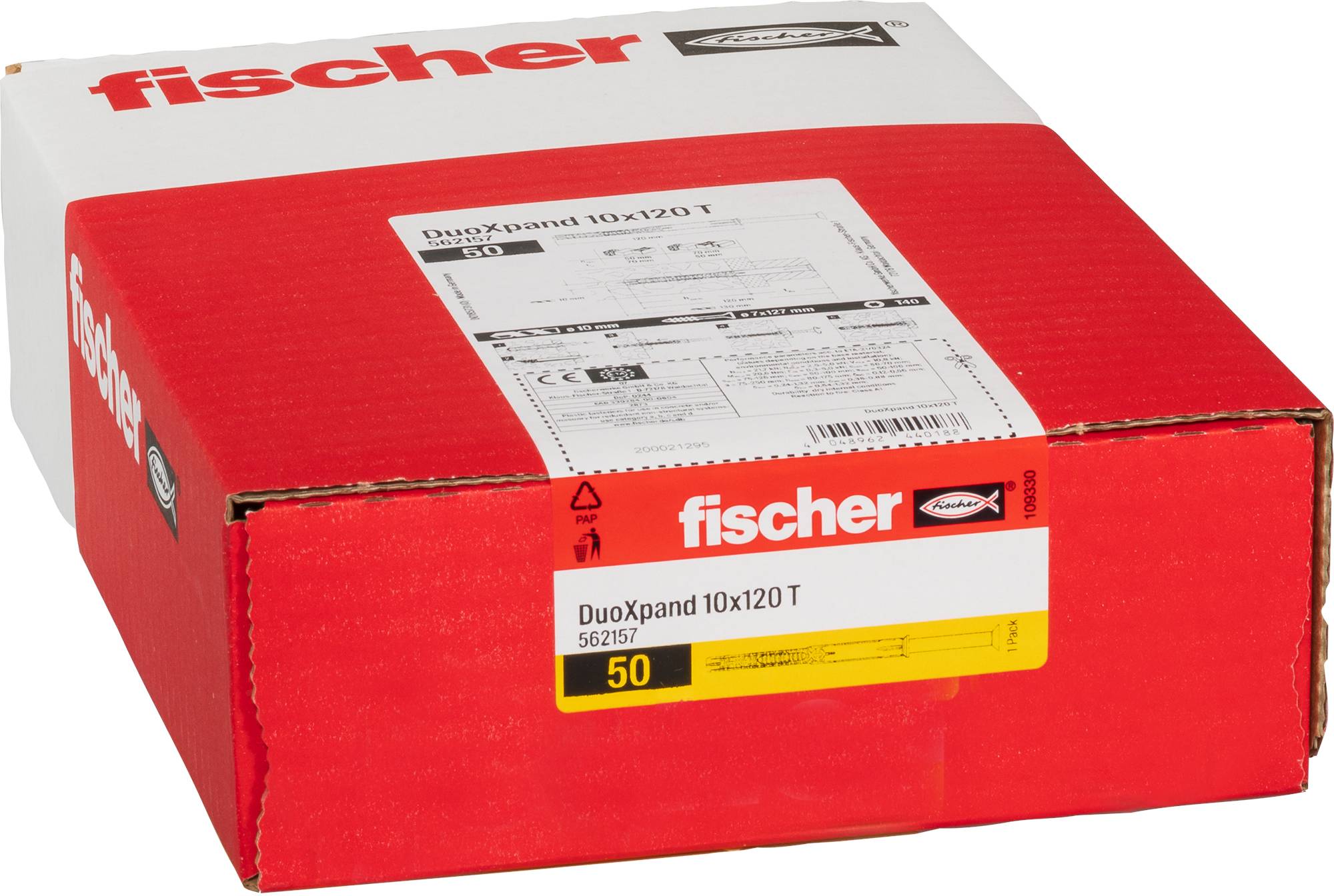 Fischer 562157 DuoXpand T Tassello prolungato 120 mm 10 mm 50 pz.-5