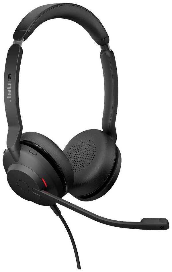 Jabra Evolve2 30 UC Cuffie On Ear via cavo Stereo Nero Muto Telefono