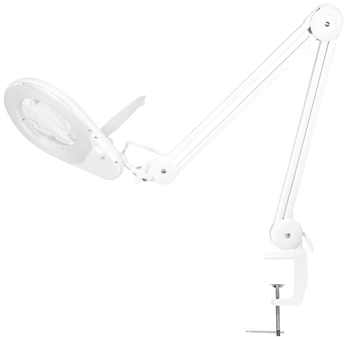 Lampada LED con Lente d'ingrandimento a 5 Diottrie Attacco a Morsetto-0
