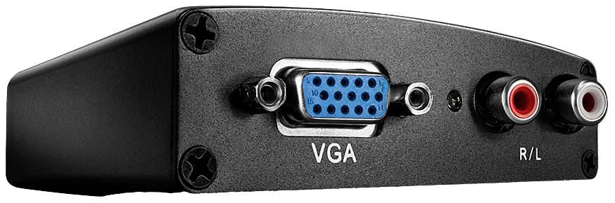 LINDY AV Convertitore VGA & Audio to HDMI Converter [RCA, VGA - HDMI] 1920 x 1080 Pixel-0